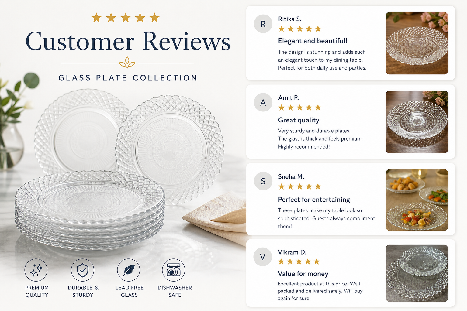Collector unboxing Peggy Karr fused glass plates with packaging materials